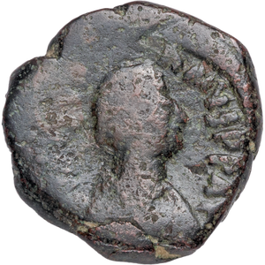 A.D. 527-565 Justinian I Copper Half Follis Main Image