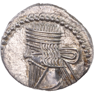 A.D. 105-147 Vologases III Silver Drachm Main Image