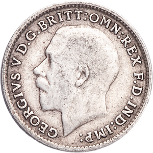 1911-1920 Great Britain Silver 3 Pence Main Image
