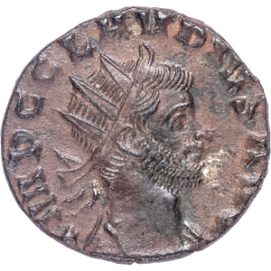 Ancient Bronze and Copper - Roman Imperial Bronze - AD268-270 VF+ Main Image