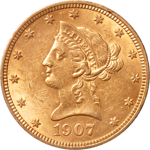 1866-1907 Liberty Head $10 Gold Eagle Main Image