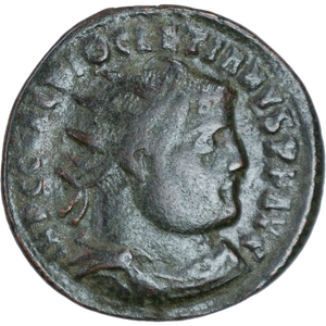 Ancient Bronze and Copper - Roman Imperial Bronze - AD284-305 F Main Image