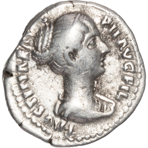 A.D. 161-180 Faustina Junior Silver Denarii Main Image