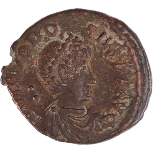 A.D. 379-395 Theodosius I Bronze Reduced Follis Main Image