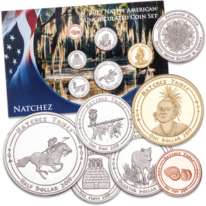 2019 Jamul Indian Coin Set - Natchez Tribe Main Image