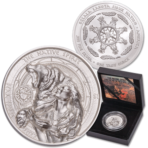 2022 1 oz. Silver Native Spirit Bear Dollar Main Image