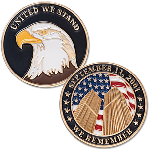 9/11 Remembrance Challenge Coin Main Image