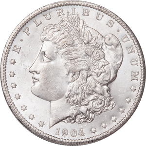 1904-O Morgan Silver Dollar in Deluxe Holder Main Image