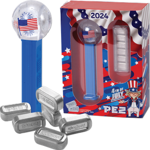 2024 PAMP Silver 4th of July PEZ Main Image