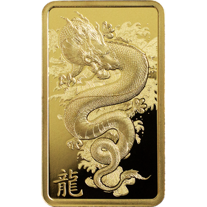2024 5 gram 24K Gold Year of the Dragon Bar Main Image
