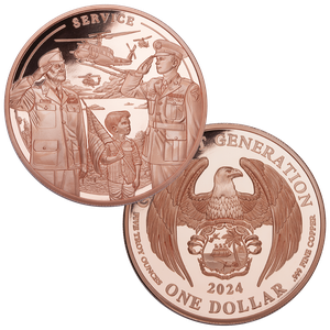 2024 Liberia 5 oz. Copper $1 Service Main Image
