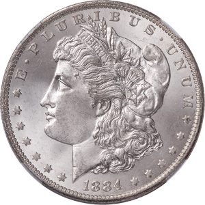 1884-O Morgan Silver Dollar Main Image