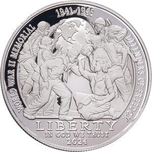 2024-P Greatest Generation Commemorative Silver Dollar, First Releases Main Image