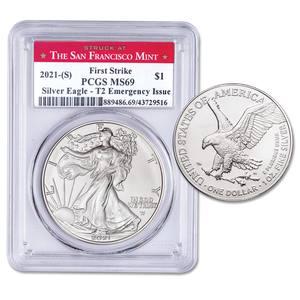 2021 Type 2 $1 Silver American Eagle - Emergency Issue Main Image