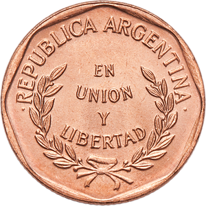 1993-2000 Argentina 1 Centavo Main Image