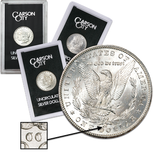 1882-1884 "CC" Morgan Dollar Set Main Image