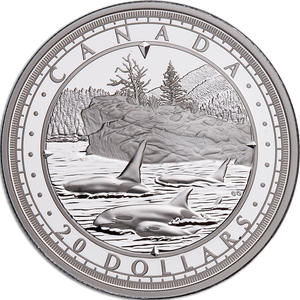 2024 Canada 1 oz. Silver $20 Wondrous Waters - Pacific Coast Main Image