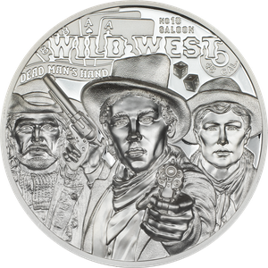 2024 Cook Islands 1 oz. Silver $5 Wild West Main Image