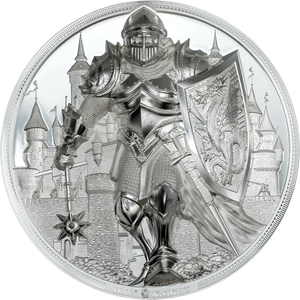 2024 Cook Islands 5 oz. Silver $25 Iron Knight Main Image