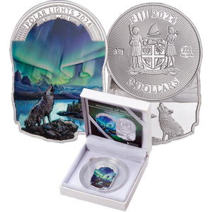 2024 Fiji 1 oz. Silver $2 Polar Lights Main Image