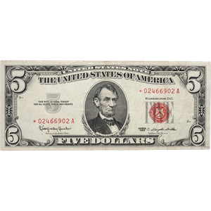 1963 $5 Legal Tender Note, Fine Main Image