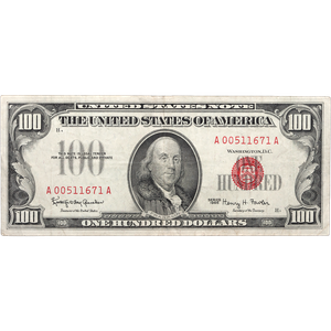 1966 $100 Legal Tender Note Main Image