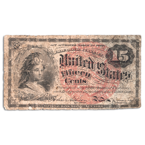 15¢ Fractional Currency Note Main Image