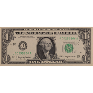 1963 $1 Federal Reserve Note, Kansas City Main Image