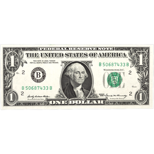 1969 $1 Federal Reserve Note - New York Main Image