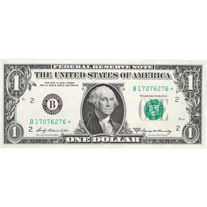 1969A $1 Federal Reserve Star Note Main Image