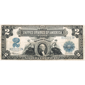 1899 $2 Large-Size Silver Certificate Main Image