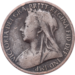 1895-1901 Queen Victoria Penny Main Image