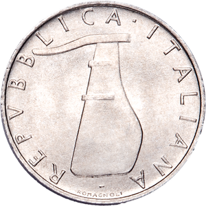 1951-2000 Italy 5 Lire Main Image
