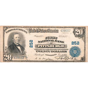 1902 $20 National Bank Note Main Image