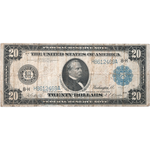 Series 1914 $20 Large-Size Federal Reserve Note Main Image