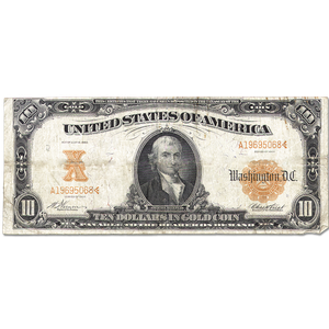 Series 1907-1922 $10 Gold Certificate Main Image