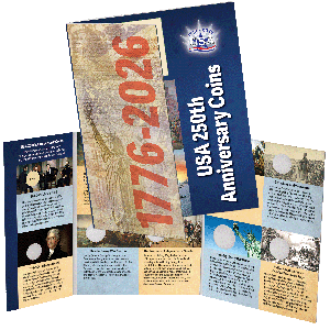 2026 USA 250th Anniversary Colorful Folder
