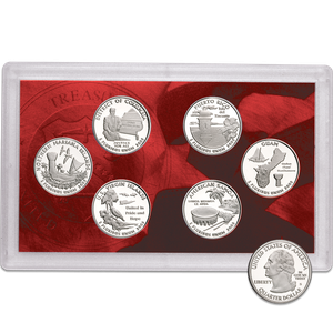 2009-S U.S. Mint D.C. & U.S. Territories Quarters Silver Proof Set Main Image