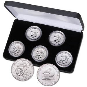 1971-S-1976-S 40% Silver Eisenhower Dollar Set Main Image