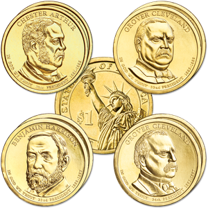 2012 Presidential Dollar P&D Mint Set (8 coins) Main Image