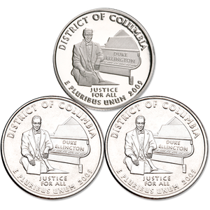 2009 PDS District of Columbia Quarter Set (3 coins) Main Image