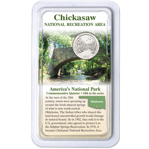 2011 Chickasaw National Park Quarter in Showpak Main Image