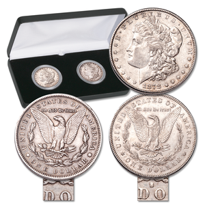1878 7TF & 1878-S Morgan Dollar Set in Display Case Main Image