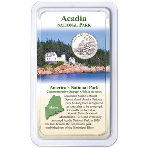 2012 Acadia National Park Quarter in Showpak Main Image