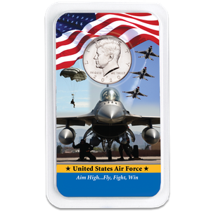 2020 Kennedy Half Dollar in U.S. Air Force Showpak Main Image