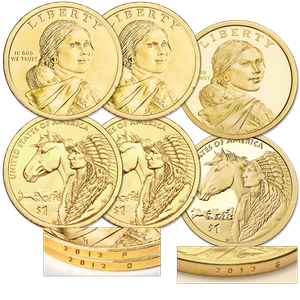 2012 PDS Native American Dollar Set (3 coins) Main Image