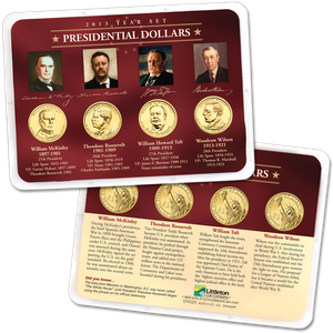 2013 Presidential Dollar Year Set in Showpak (4 coins) Main Image