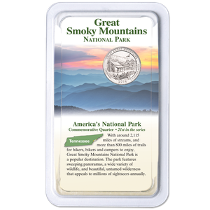 2014 Great Smoky Mountains National Park Quarter in Showpak Main Image