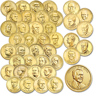 2007-2020 Presidential Dollar Set with Folder Main Image