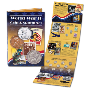 World War II Coin & Stamp Set Main Image